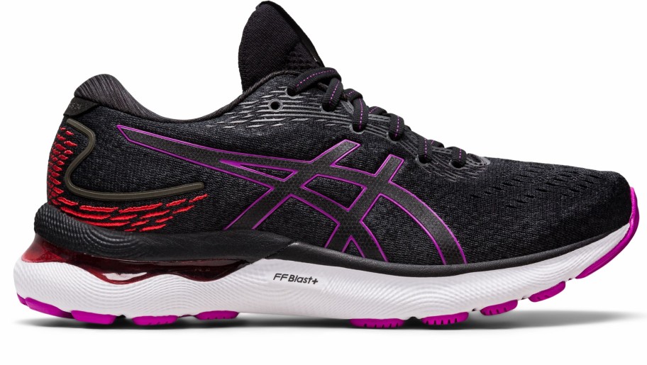 Footwear * | Asics Women'S Gel-Nimbus 24 (004 Black/Orchid)