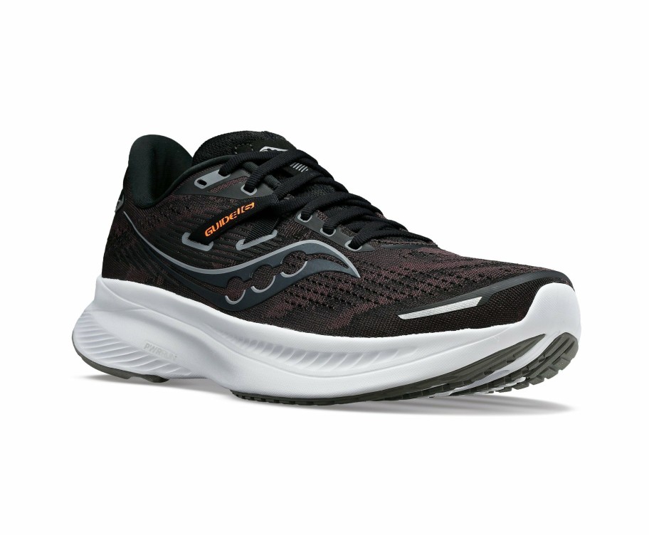 Footwear * | Saucony Men'S Guide 16 Wide (05 Black/White)